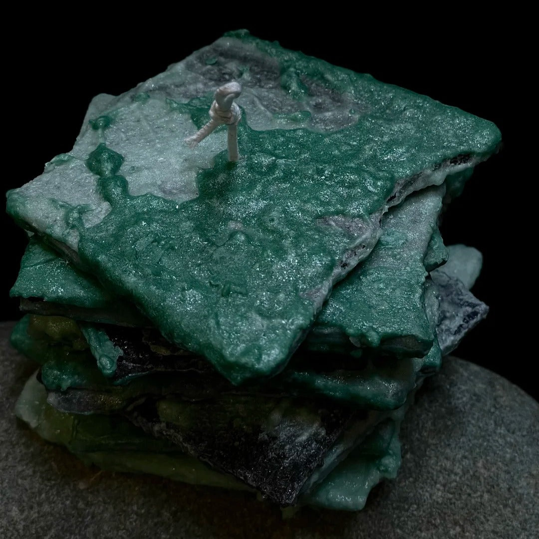 Moss Layer Candle - Handmade Candle